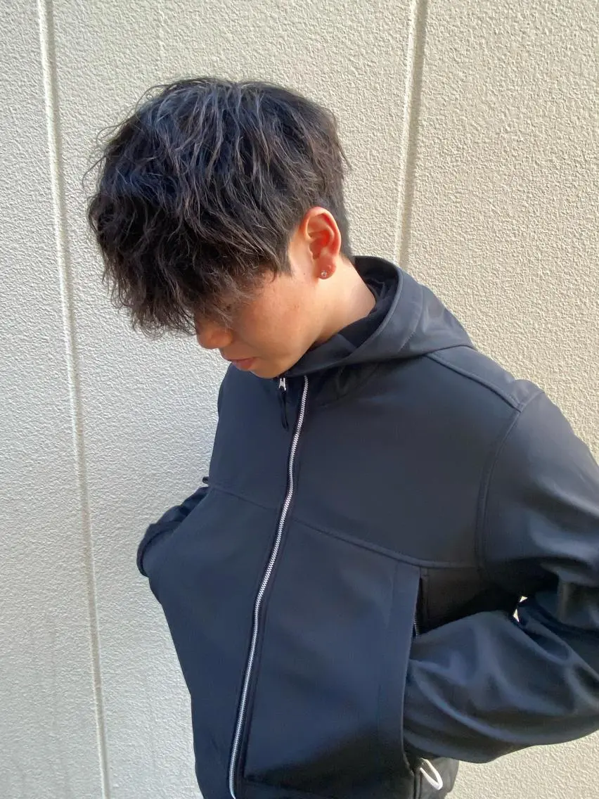 ミディアム パーマ ミディアムパーマ 韓国風ヘア ニュアンスパーマ カット パーマ ★SEIGA ★のヘアスタイル