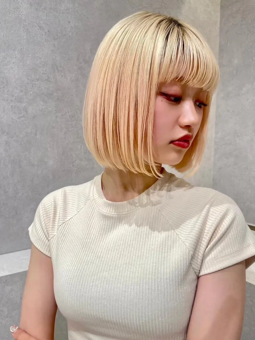 ミディアム ボブ 🦋ダブルカラー 💖RYUGA💖のヘアスタイル