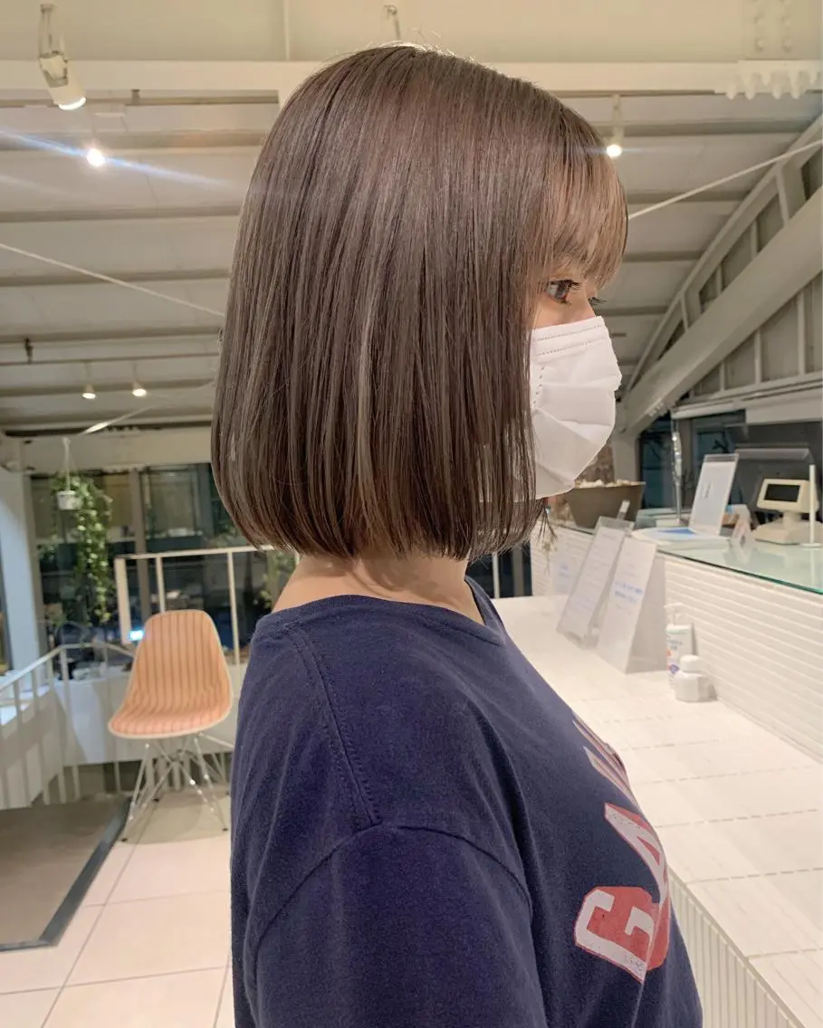ミディアム カラー ダブルカラー 🫧透明感ヘア🫧 🧸竹花　彩希🧸のヘアスタイル