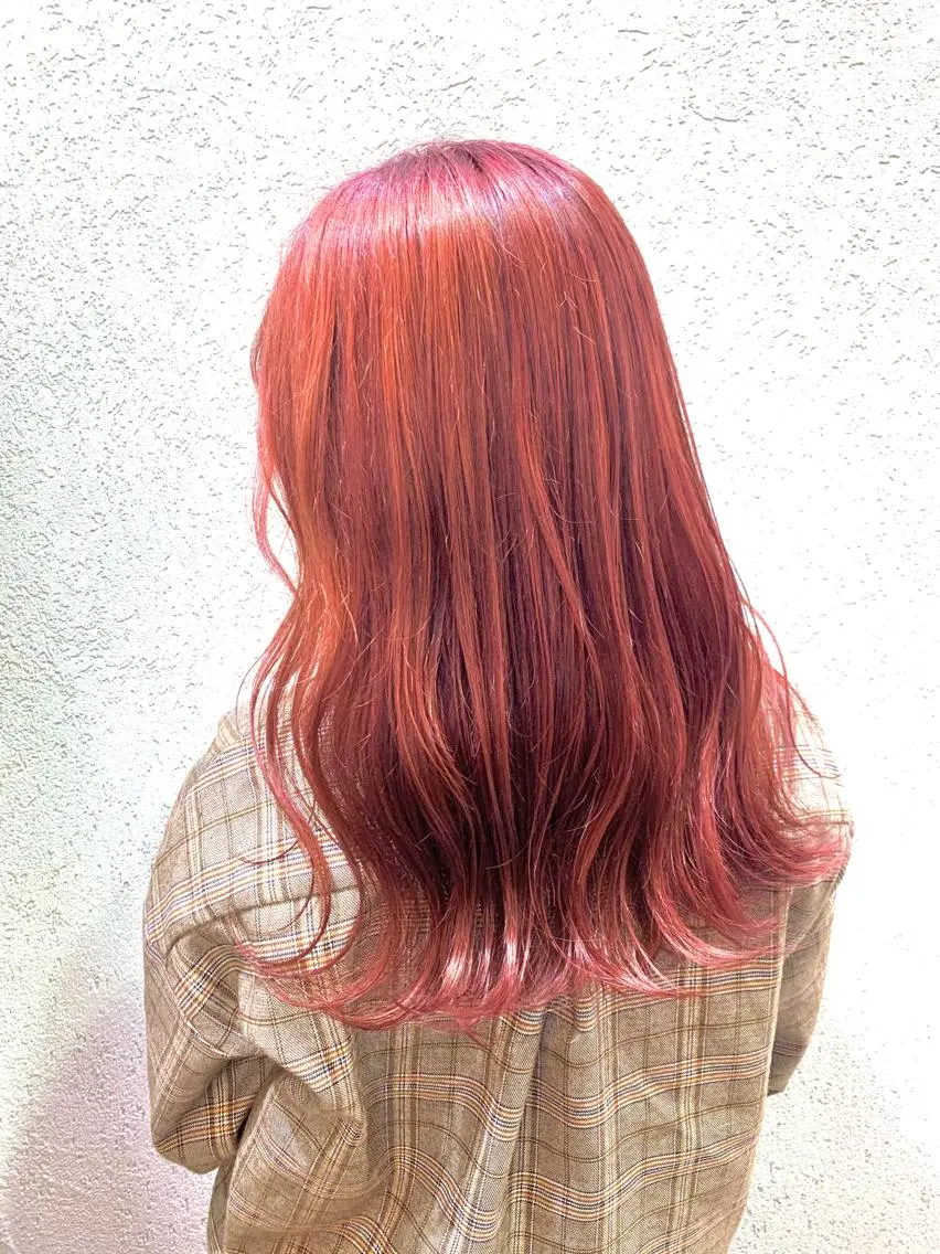 ロング カラー ヘアカラー トリートメント 酸性ストレート/ブリ ーチなし/中村 匠のヘアスタイル