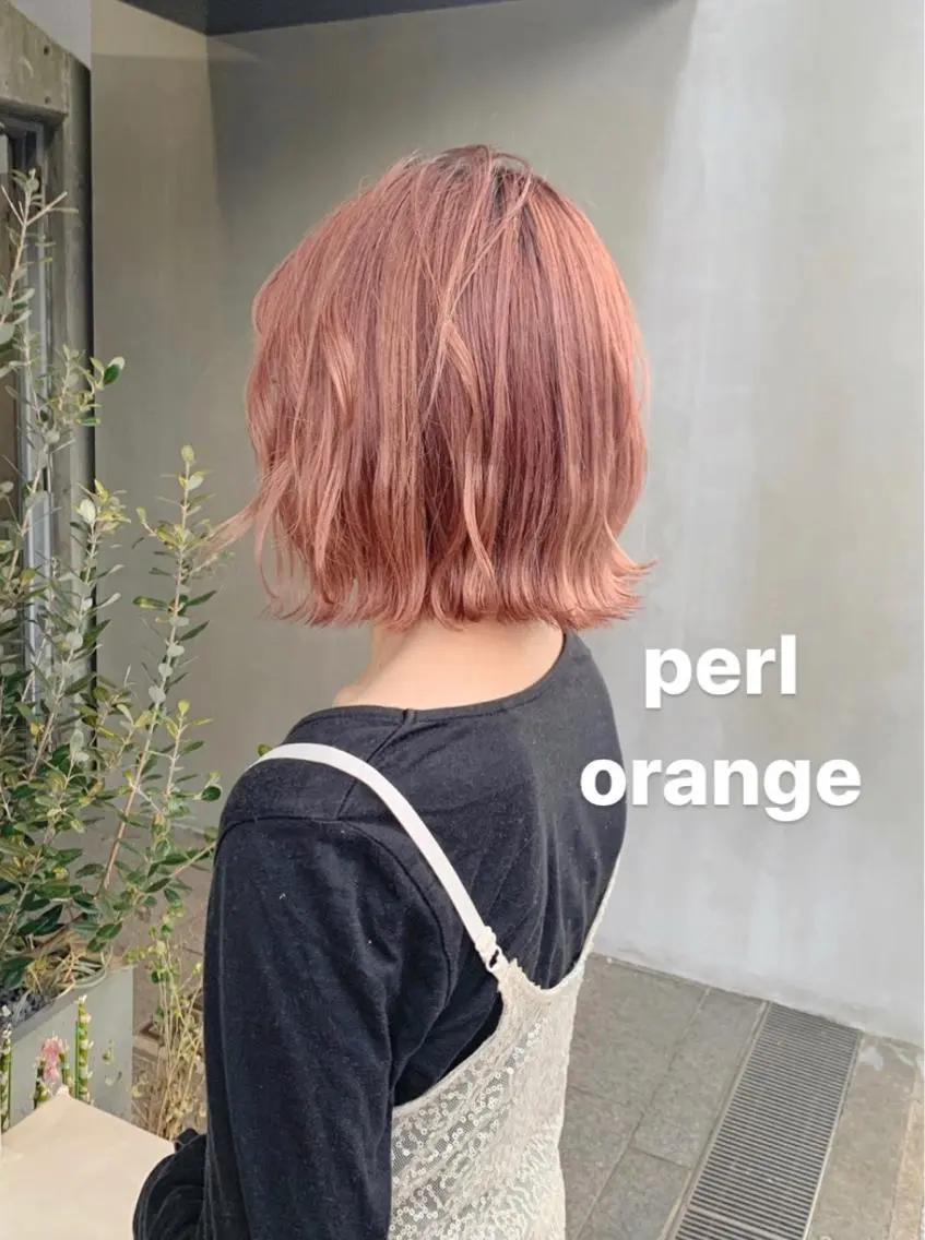 ミディアム カラー ヘアカラー トリートメント ハイトーンカラー♡ yuのヘアスタイル