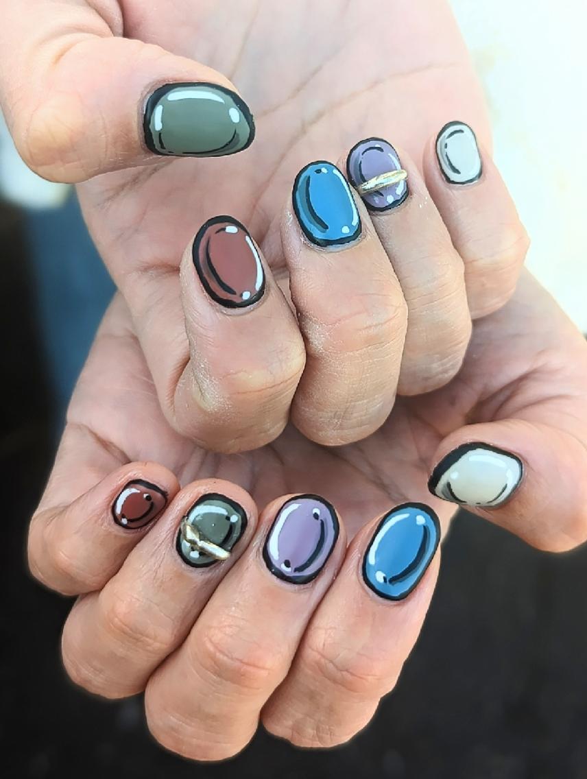 ネイル ハンドネイル 推しネイル | 　aycnailのネイルデザイン