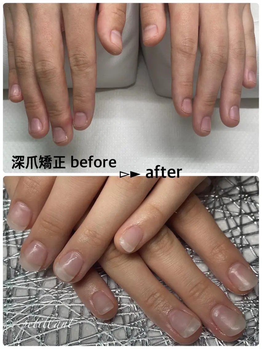 ネイル クリアネイル ジェルネイル マットネイル nail salon petillantのネイルデザイン