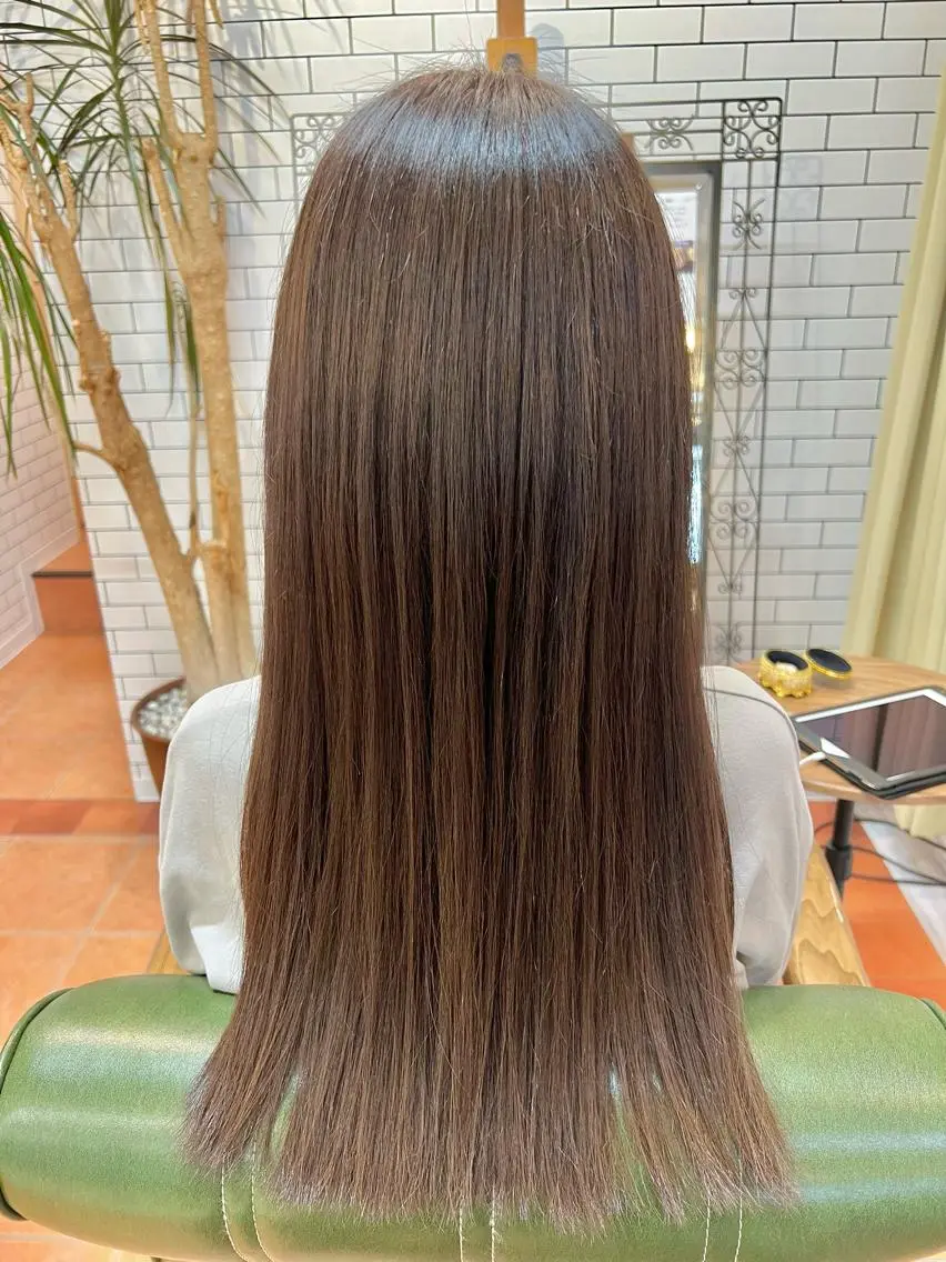 ロング カラー カット ヘアカラー トリートメント 石井 佑樹のヘアスタイル