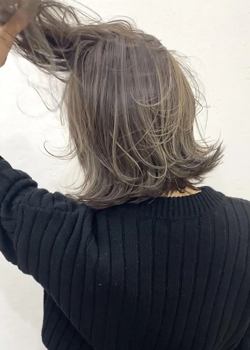ショート カラー 縮毛矯正/髪質改善 白髪ぼかし/裕香のヘアスタイル