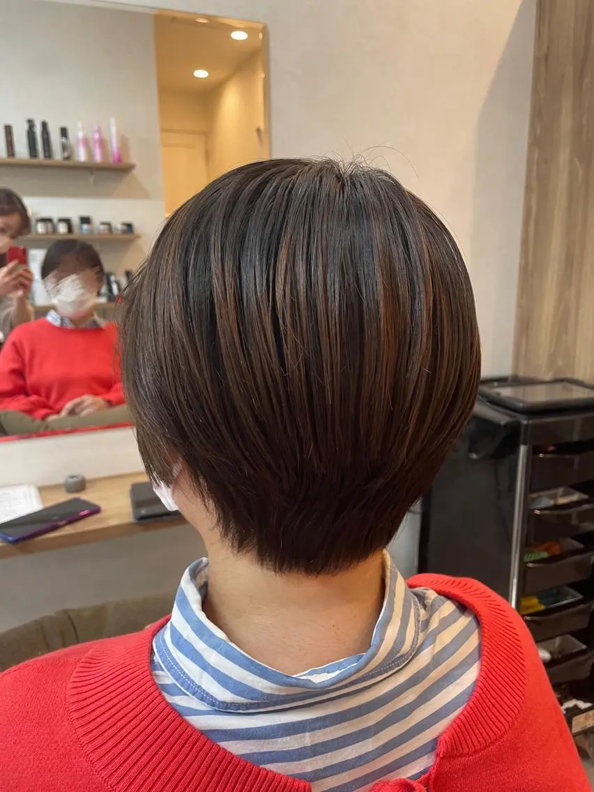 ショート 骨格、カラー診断士 ✂️淡中円花のヘアスタイル