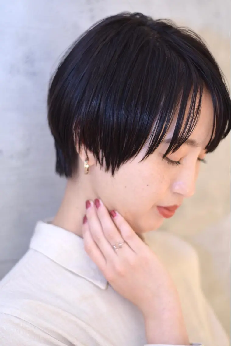 ショート カラー ボブ 似合わせカット ショートヘア ショートヘア、ボブ こやさん コヤマのヘアスタイル