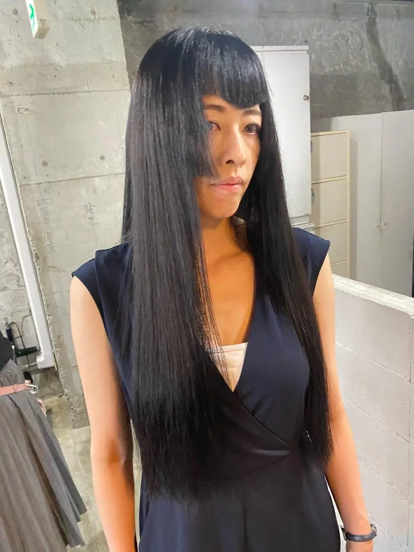 ロング ロング ［似合わせヘア］ ✂︎OGURO✂︎のヘアスタイル