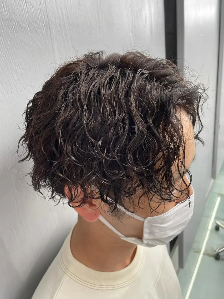 ショート カラー パーマ メンズ 🍃メンズヘア🍃 セヤシュウヘイのヘアスタイル