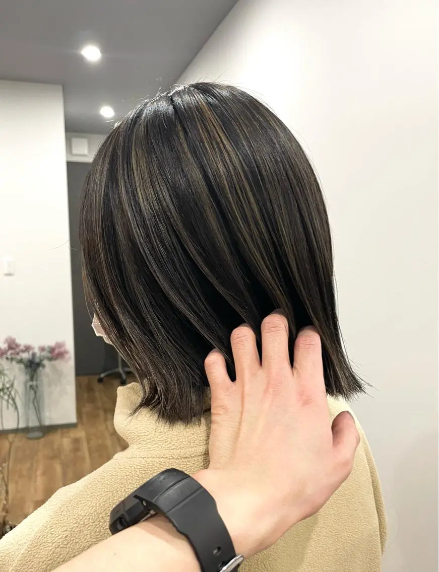 ミディアム 佐藤 大征のヘアスタイル