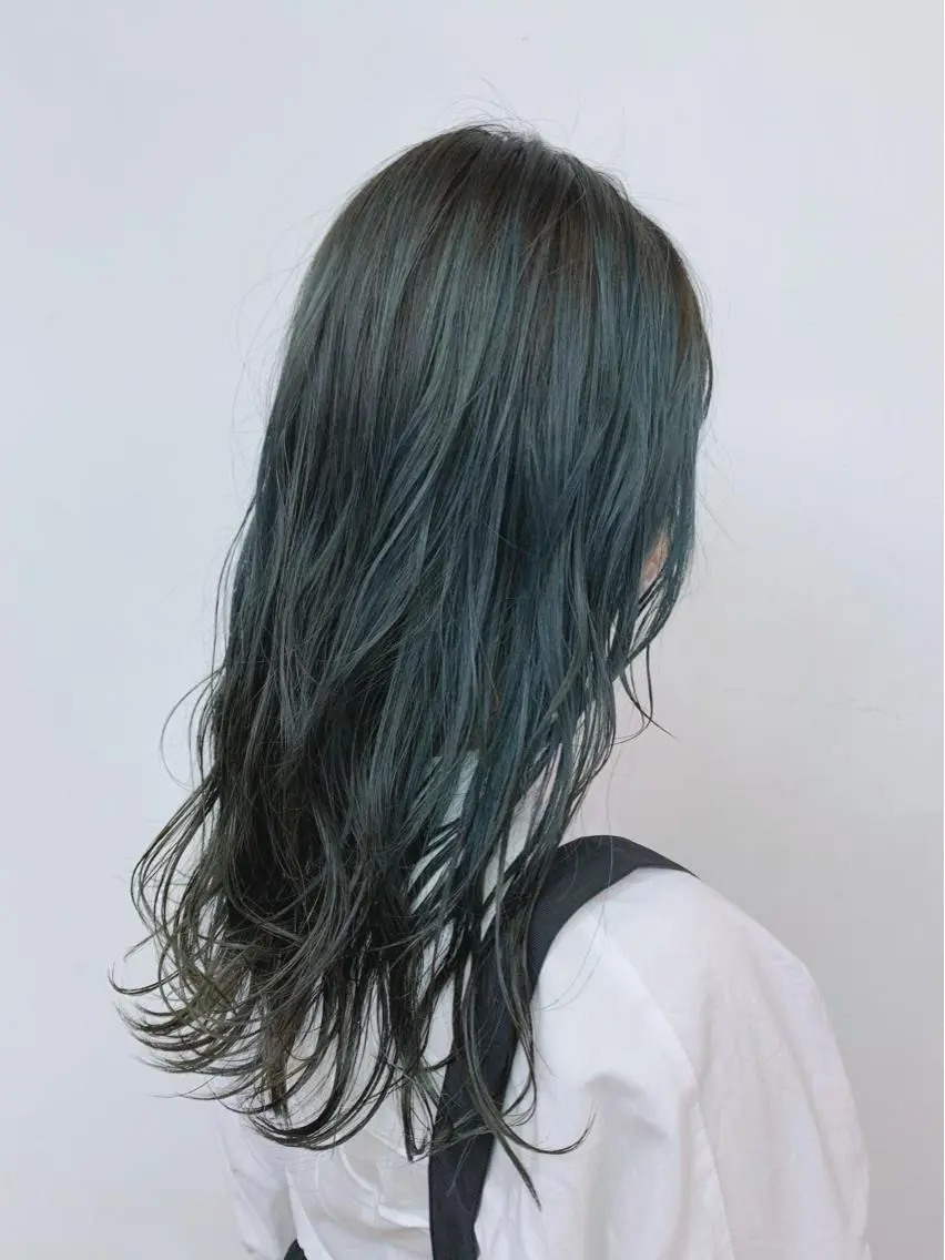 ミディアム カラー パーマ ヘアアレンジ ✨顔まわりカット ✨渋谷人気No.1✨のヘアスタイル