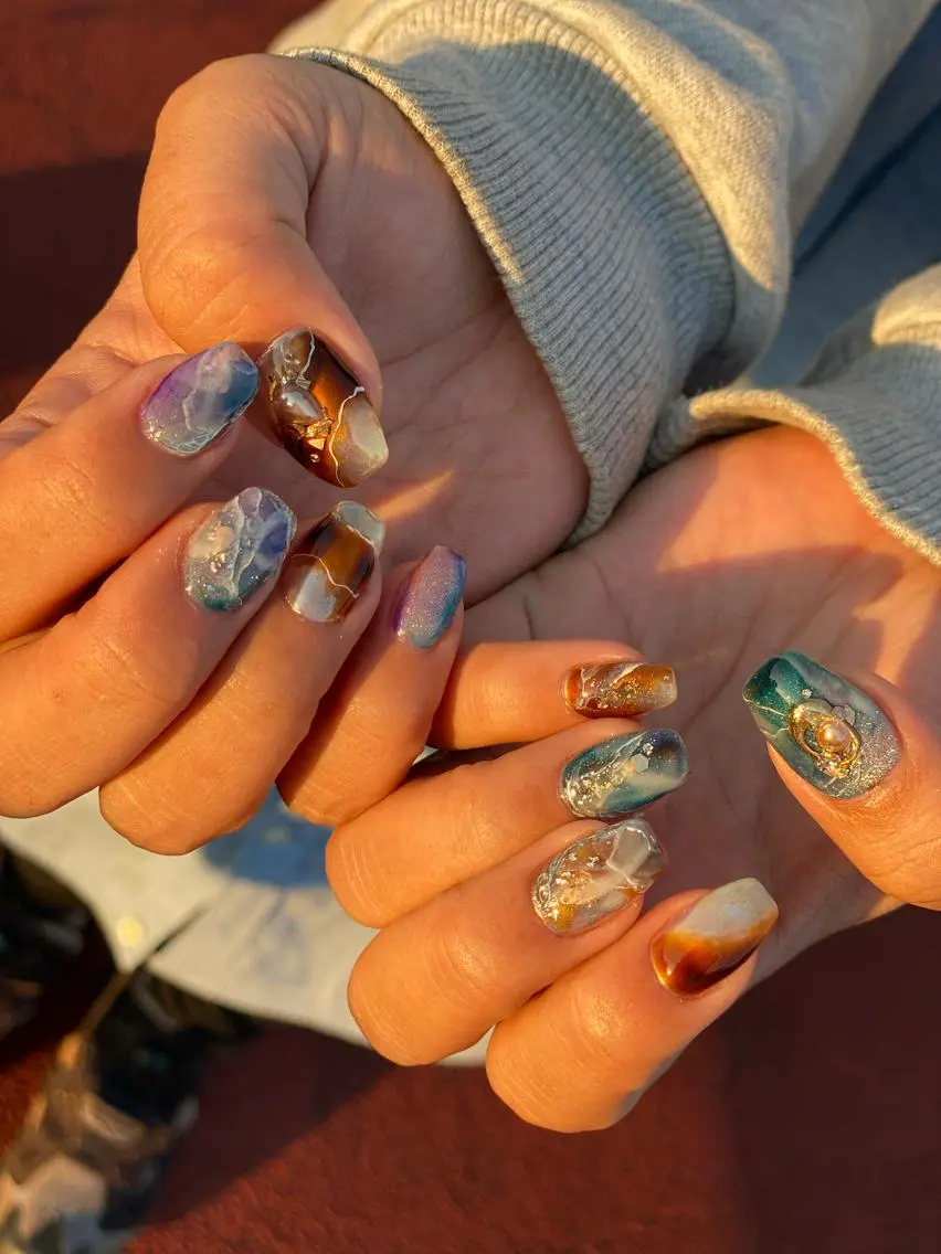 ネイル ハンドネイル nailsalon ∞ ﾐｶﾅﾙ ∞のネイルデザイン