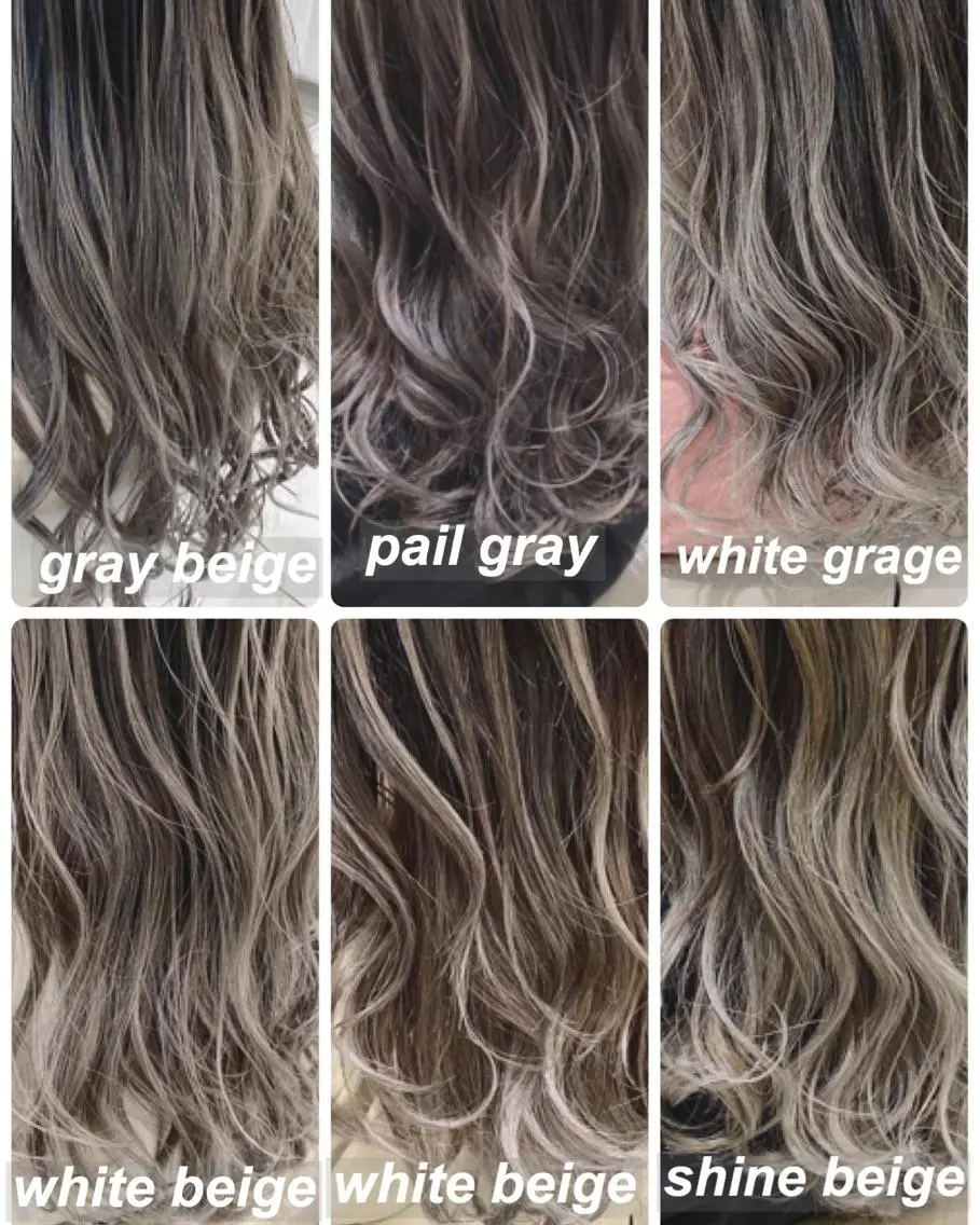 ミディアム カラー バレイヤージュ レイヤーカット カット ヘアカラー 山崎俊輔/髪質改善 /バレイヤージュのヘアスタイル