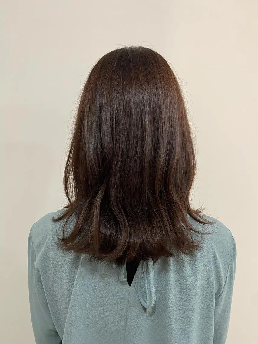 セミロング 川野 彩海のヘアスタイル