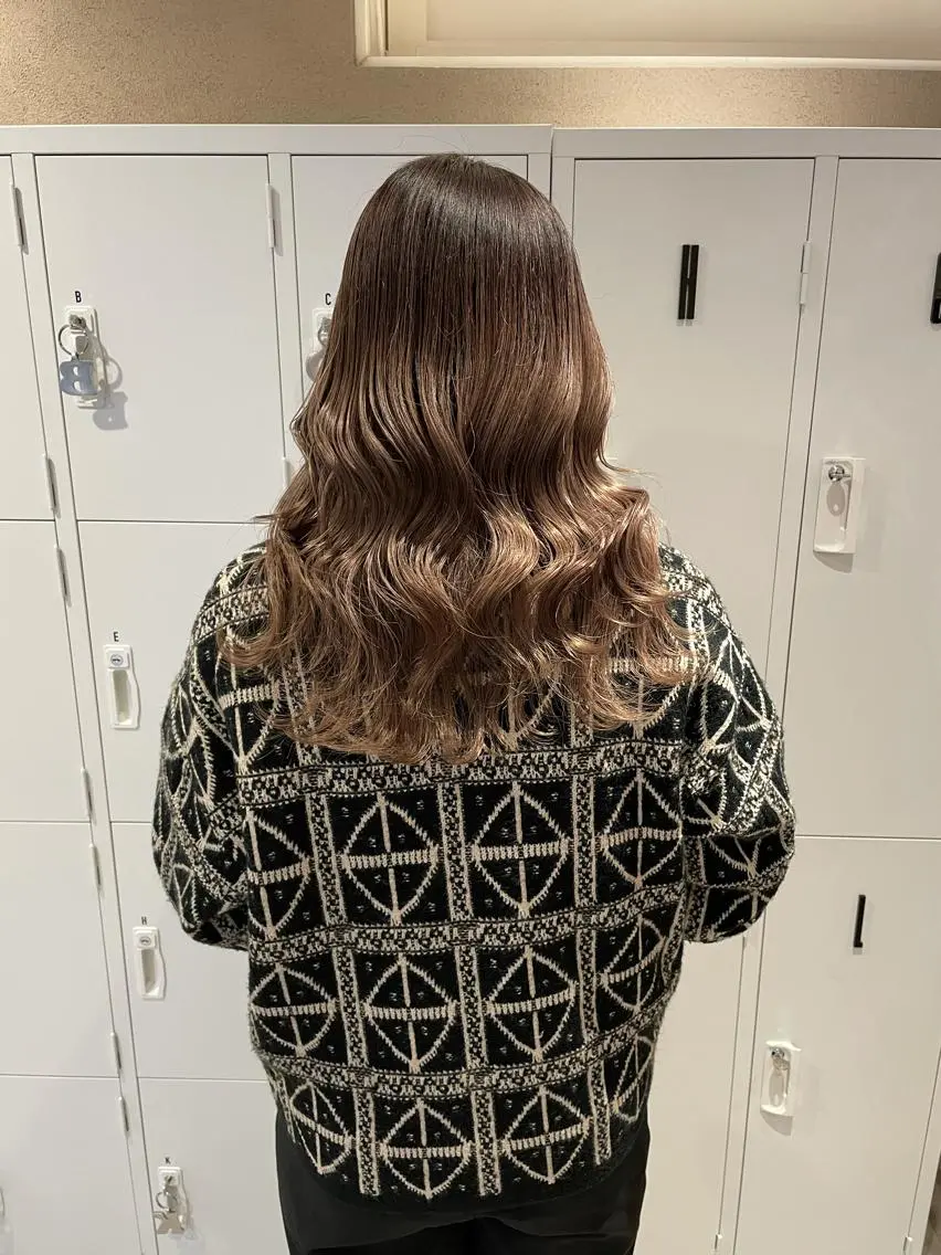 セミロング カラー 沖縄/ヘアアレンジ /ナカノのヘアスタイル