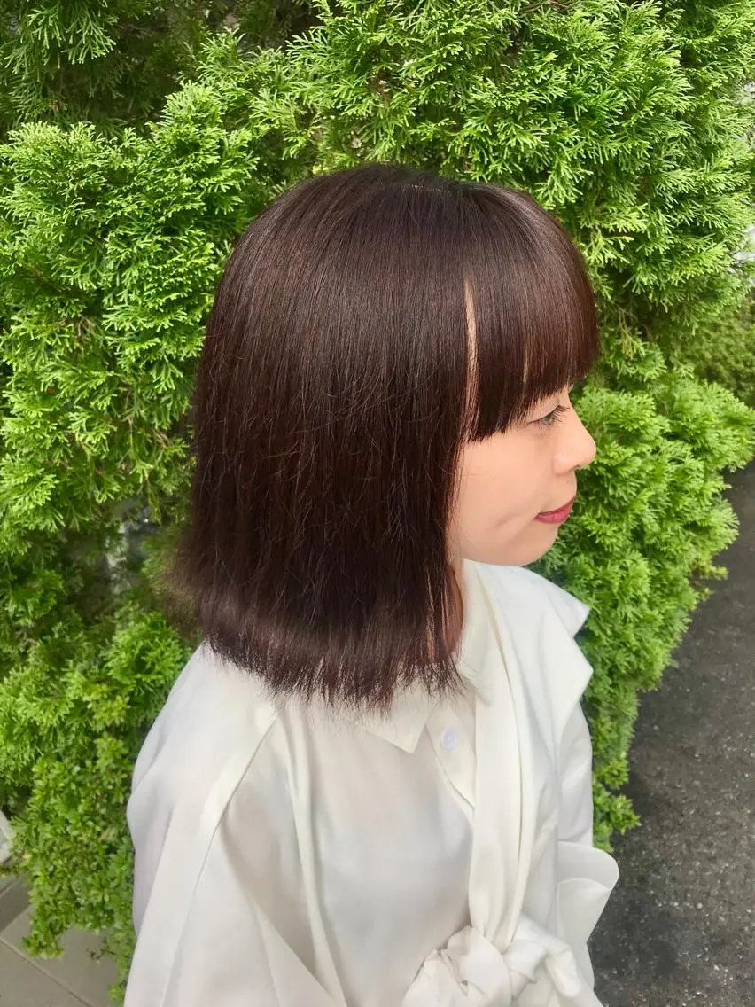 ミディアム 外ハネヘア 時久 葵のヘアスタイル