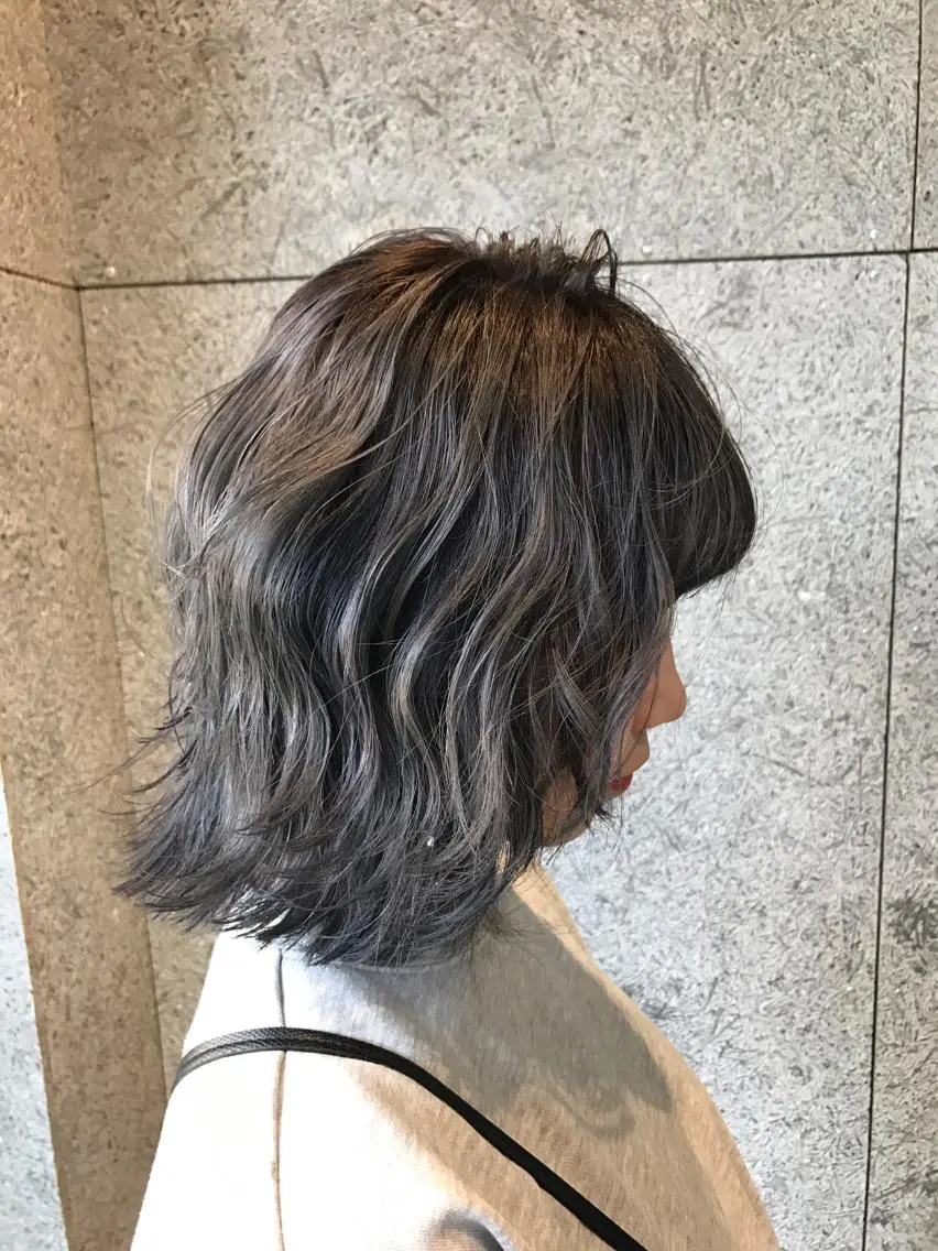 ミディアム カット ヘアカラー トリートメント 🌿大内雅斗 🌿韓国ヘアのヘアスタイル