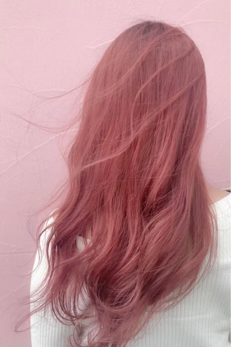 セミロング カラー アイブロウ バレイヤージュ ブリーチ ケアブリーチ 透明感カラー デザインカラー 🔆韓国 norika🔆のヘアスタイル