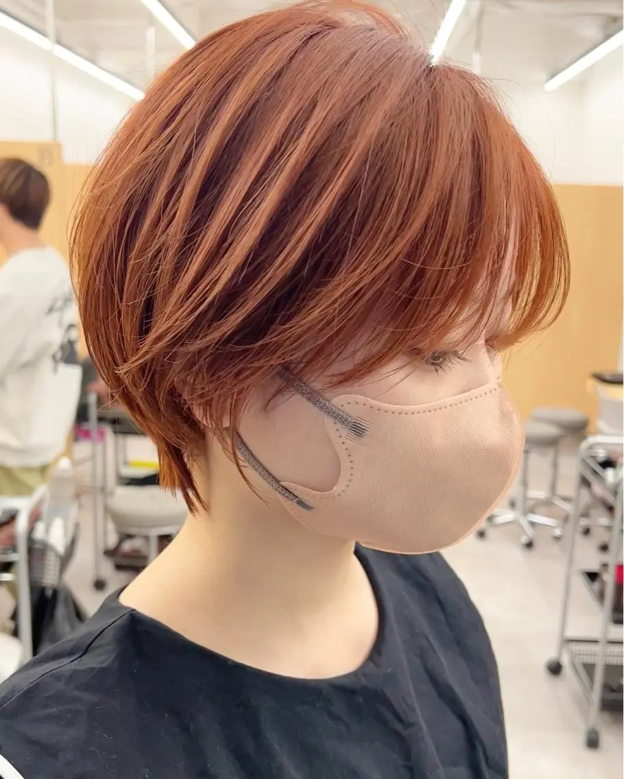 ショート カラー カット ヘアカラー トリートメント カラー系/カット特化 🟠オオタキマサシのヘアスタイル