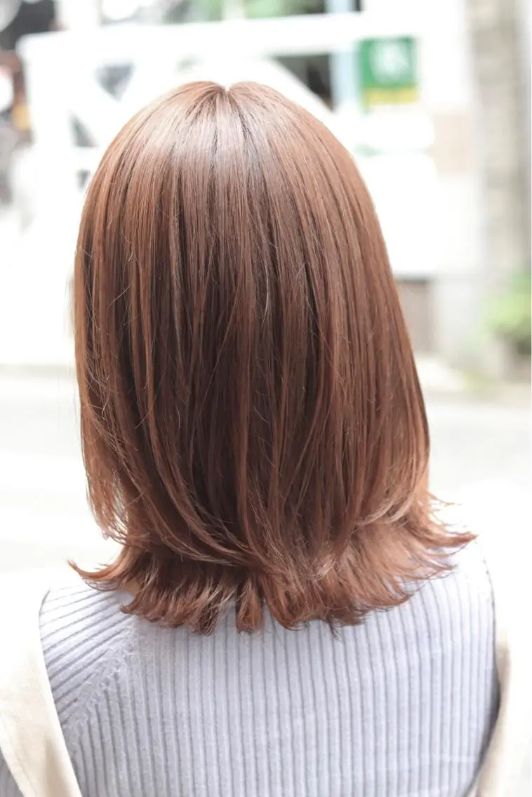 ミディアム カラー ヘアアレンジ 川内 政人のヘアスタイル