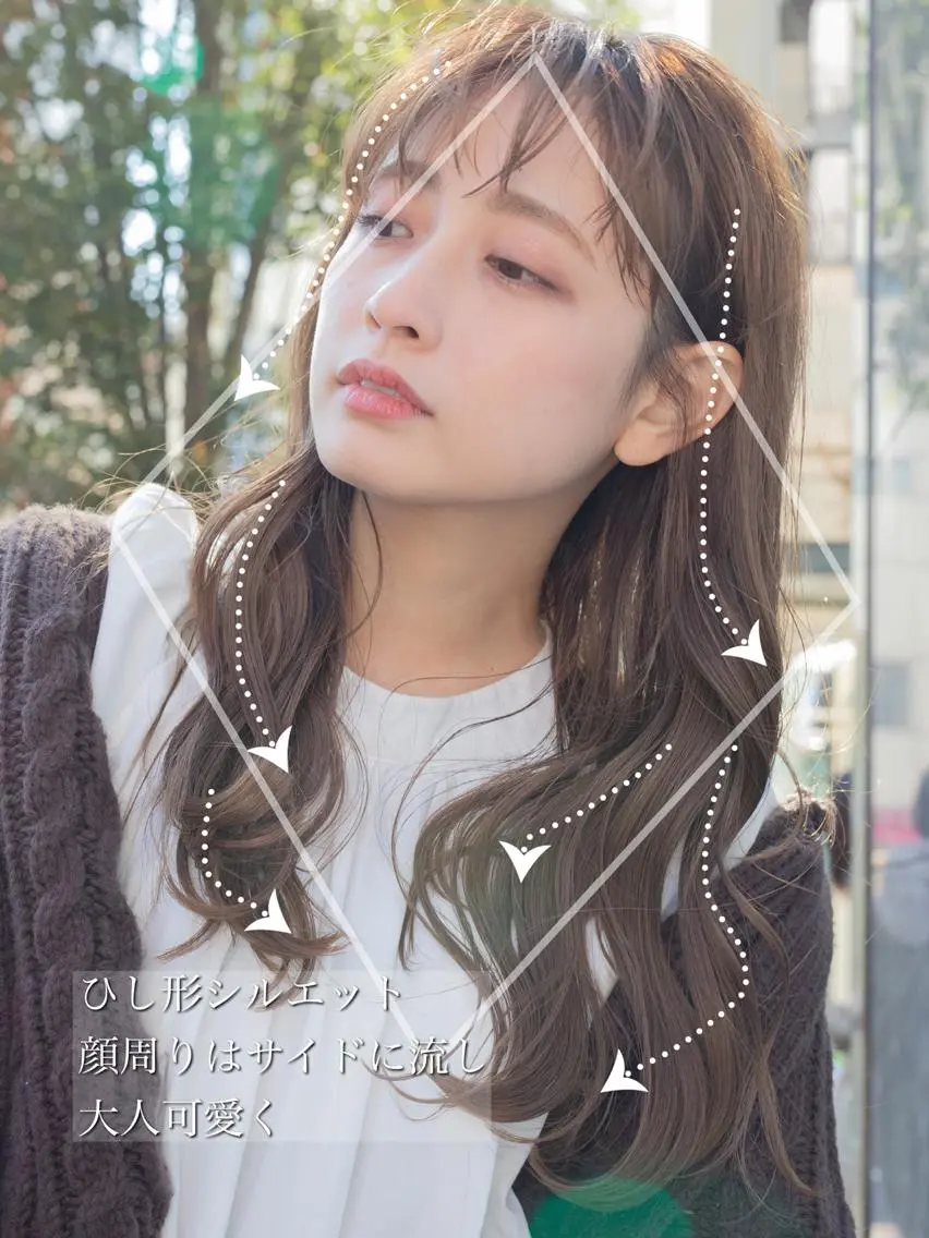 ロング くびれヘア 顔周りカット 小顔カット トリートメント カット ヘアカラー トリートメント 【1日2名様限定】 AFLOAT白川雄副のヘアスタイル
