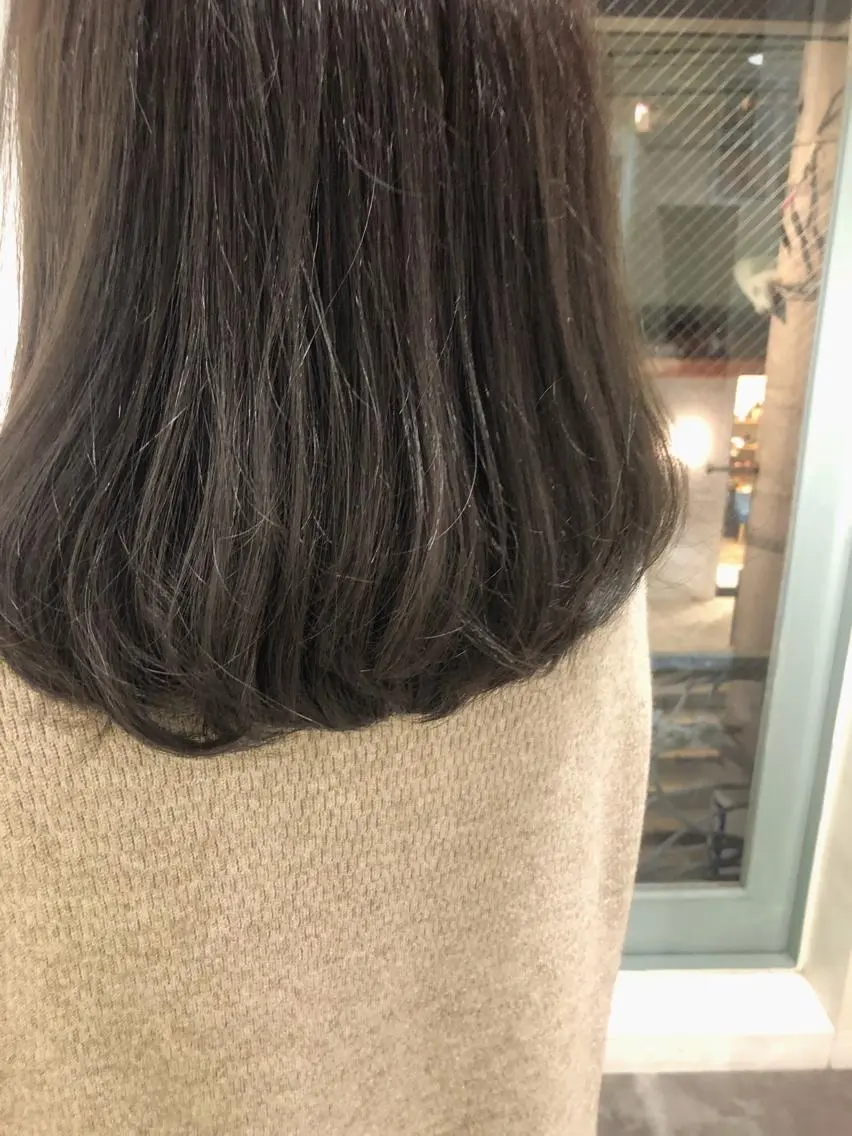 ミディアム カラー 眠れるヘッドスパ✨ chacoのヘアスタイル
