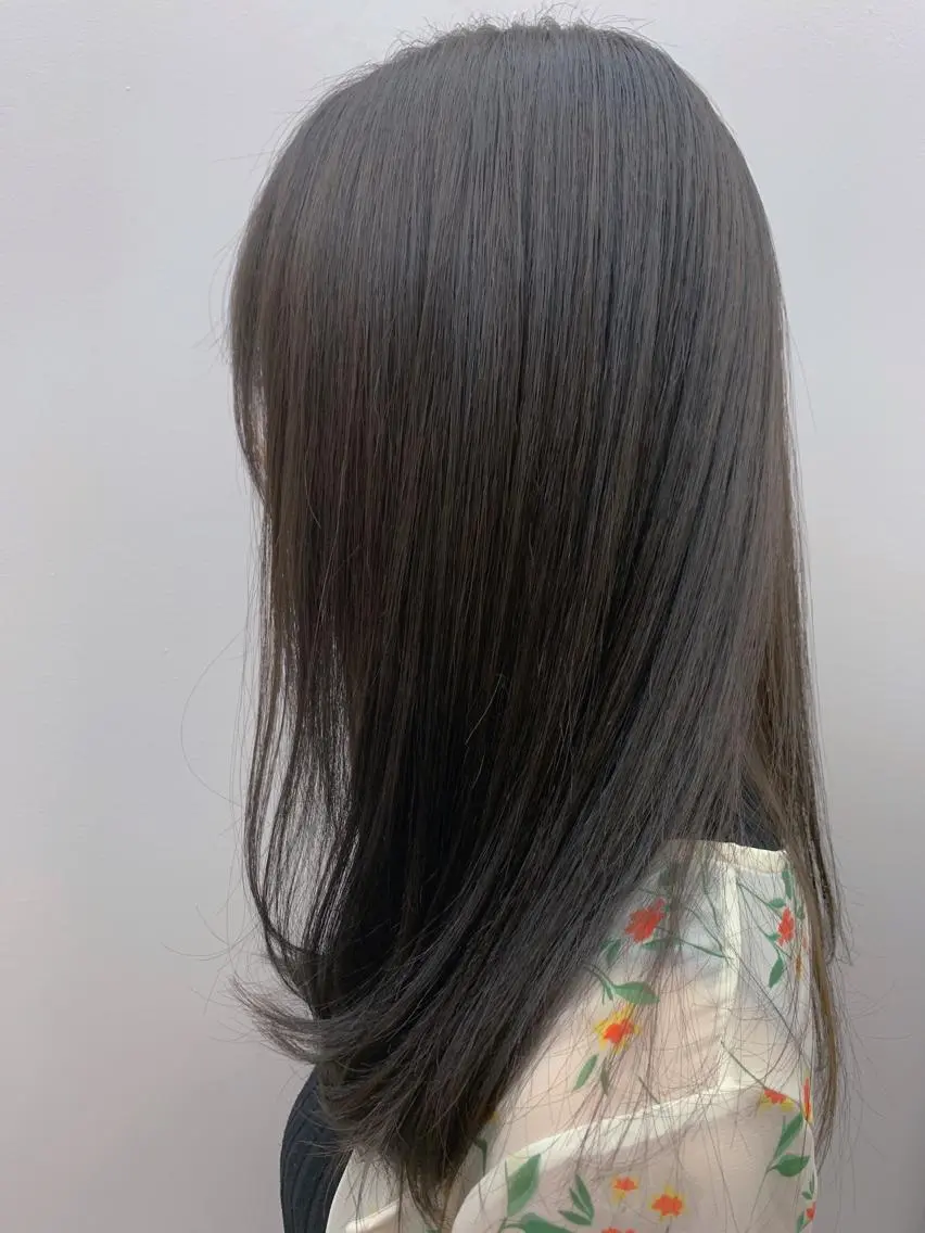 セミロング カラー 縮毛矯正×髪質改善 店長　DAITOのヘアスタイル