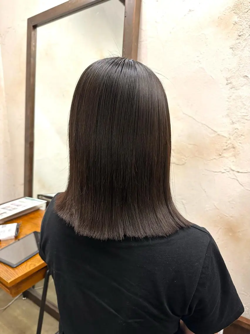 ミディアム 縮毛矯正 🦖ノザワ リンカ🦖のヘアスタイル