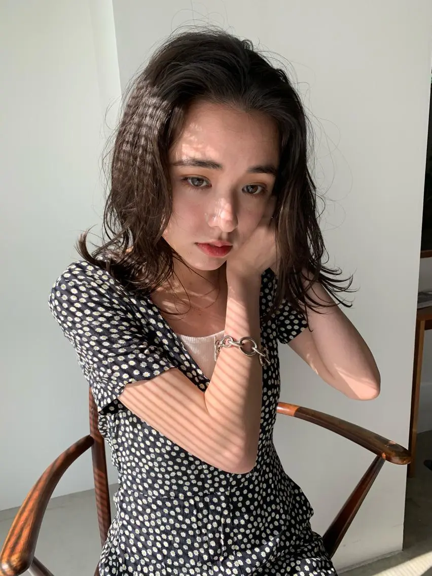 ミディアム 似合わせ美容師 🌼 月菜 🌼のヘアスタイル