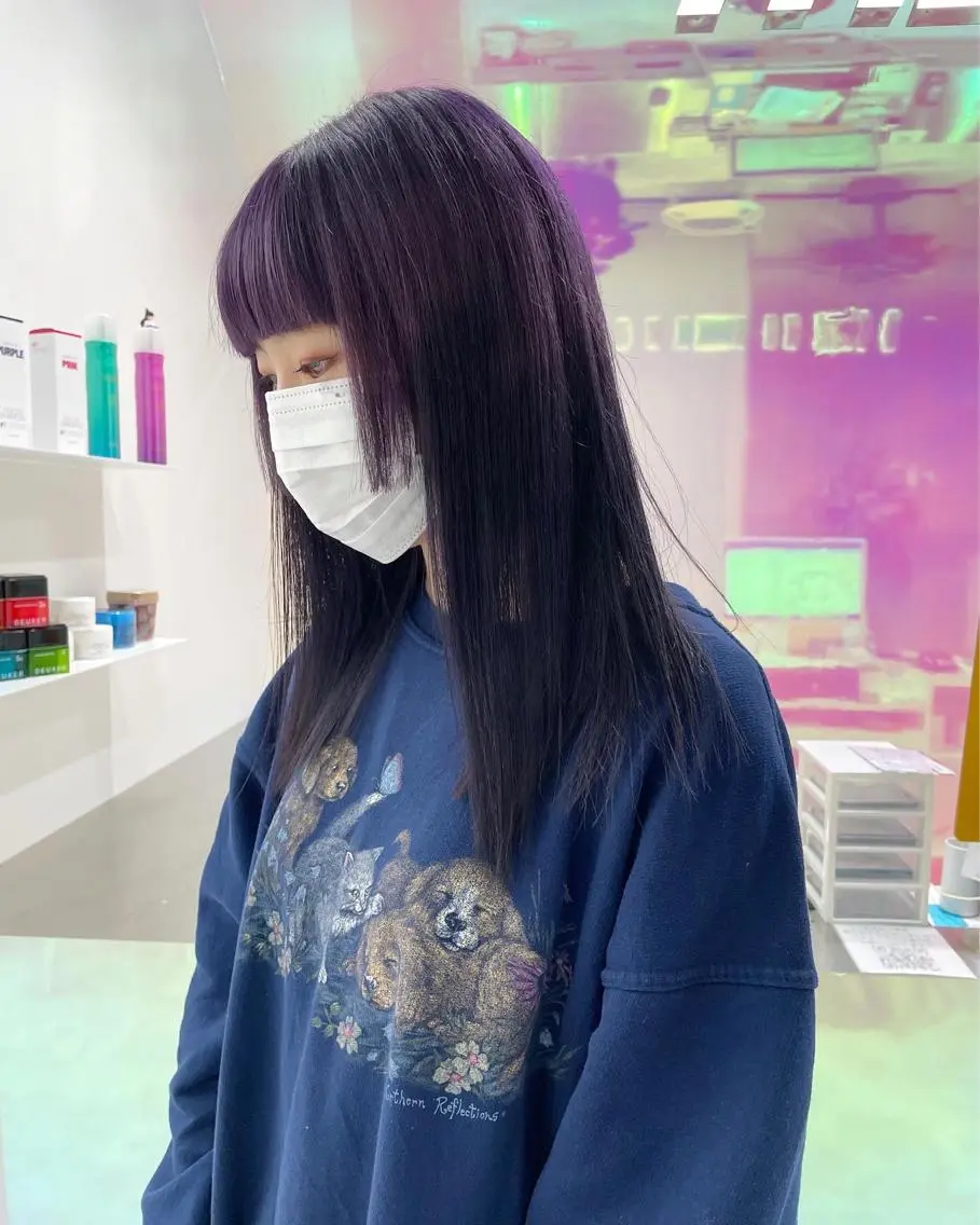 セミロング カラー パーマ ヘアアレンジ メンズ キッズ ネイル マツエク・マツパ アイブロウ KANAMI 🌏のヘアスタイル