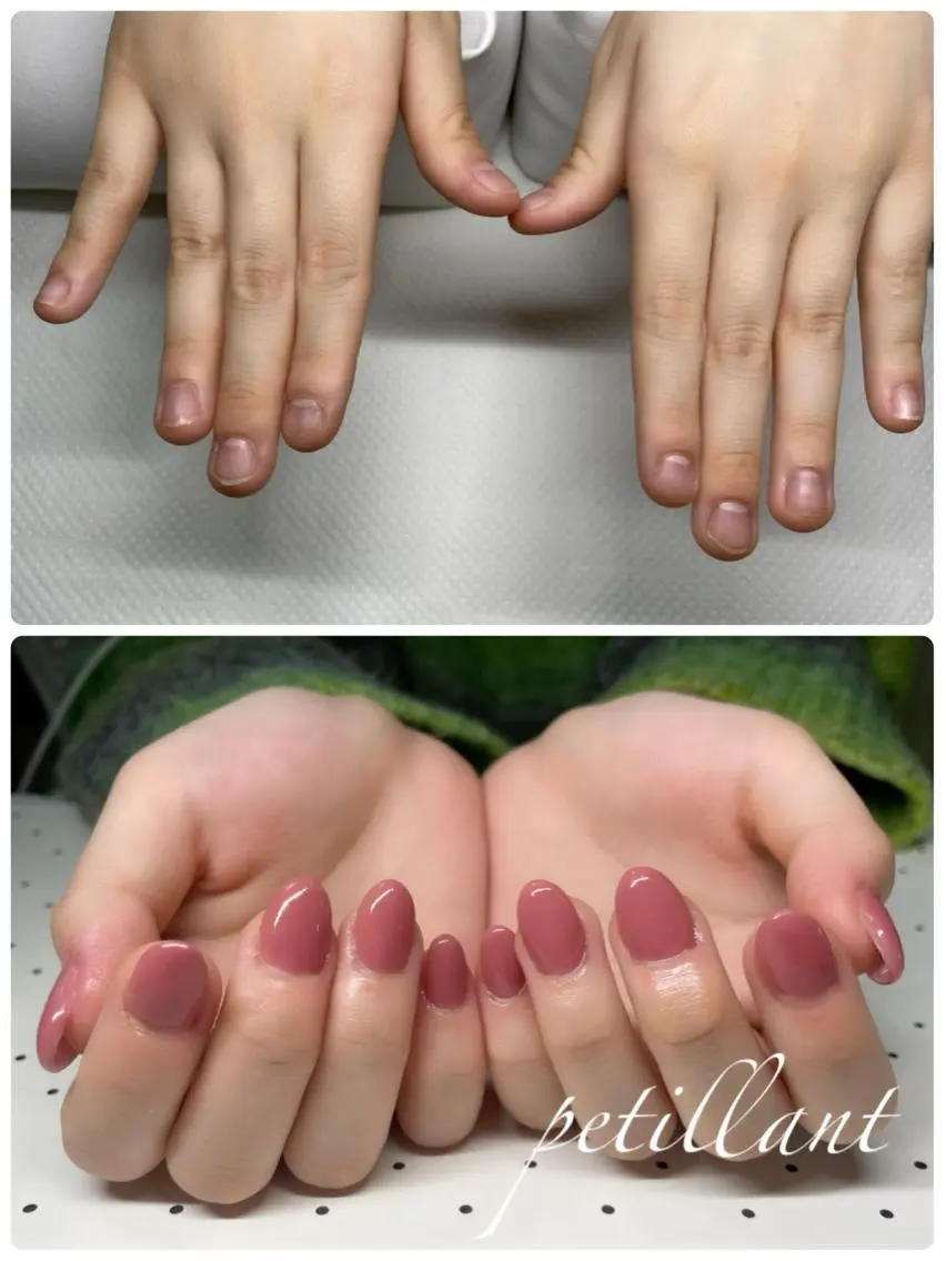 ネイル ハンドネイル ハンドケア nail salon petillantのネイルデザイン