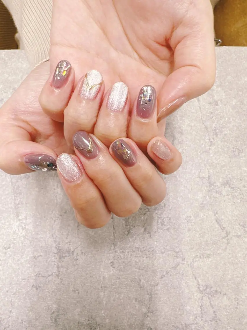 ネイル フットネイル フレンチネイル ジェルネイル ガラスフレンチ グラデーション ハンドネイル ハンドケア FASTNAIL PLUS 新宿店のネイルデザイン