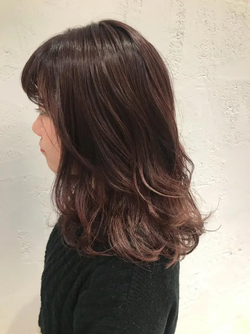 ロング カラー 透明感カラー グラデーションカラー 🫧透明感カラー/ ボブ/小笠原汐海🪽のヘアスタイル