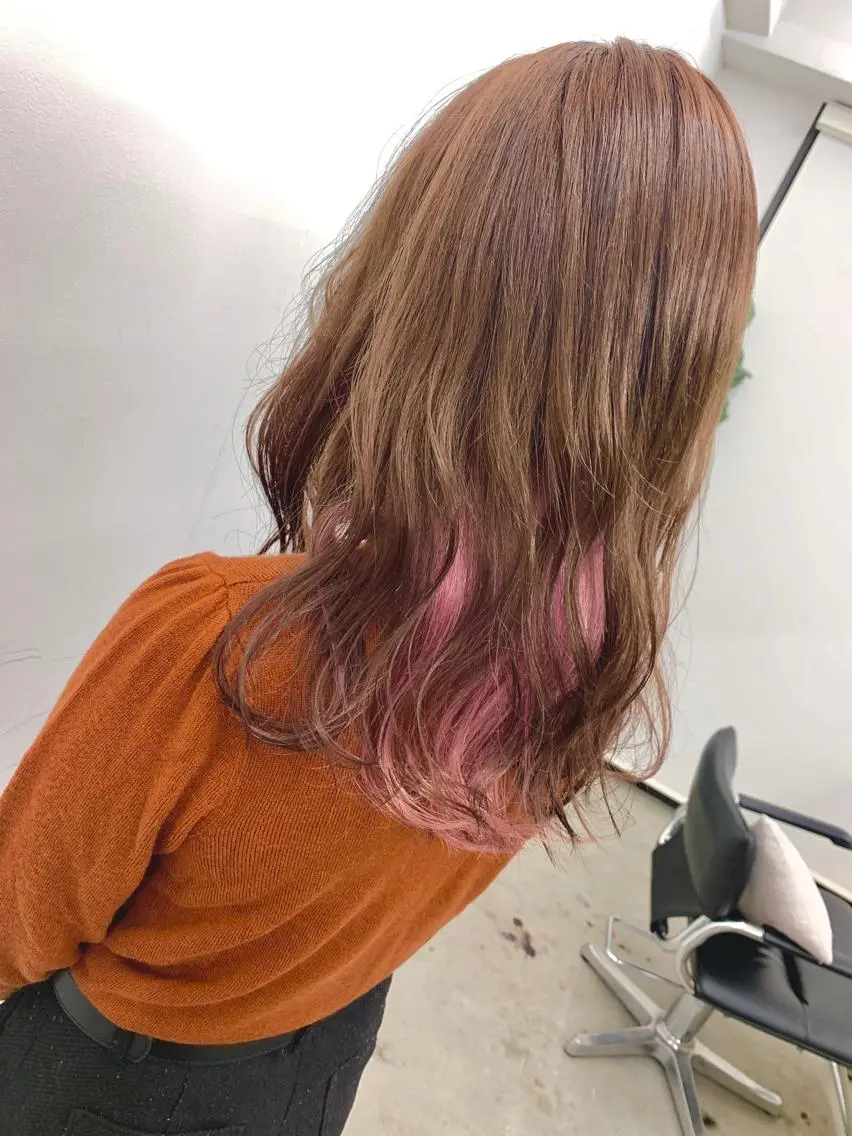ロング カラー leben serikaのヘアスタイル