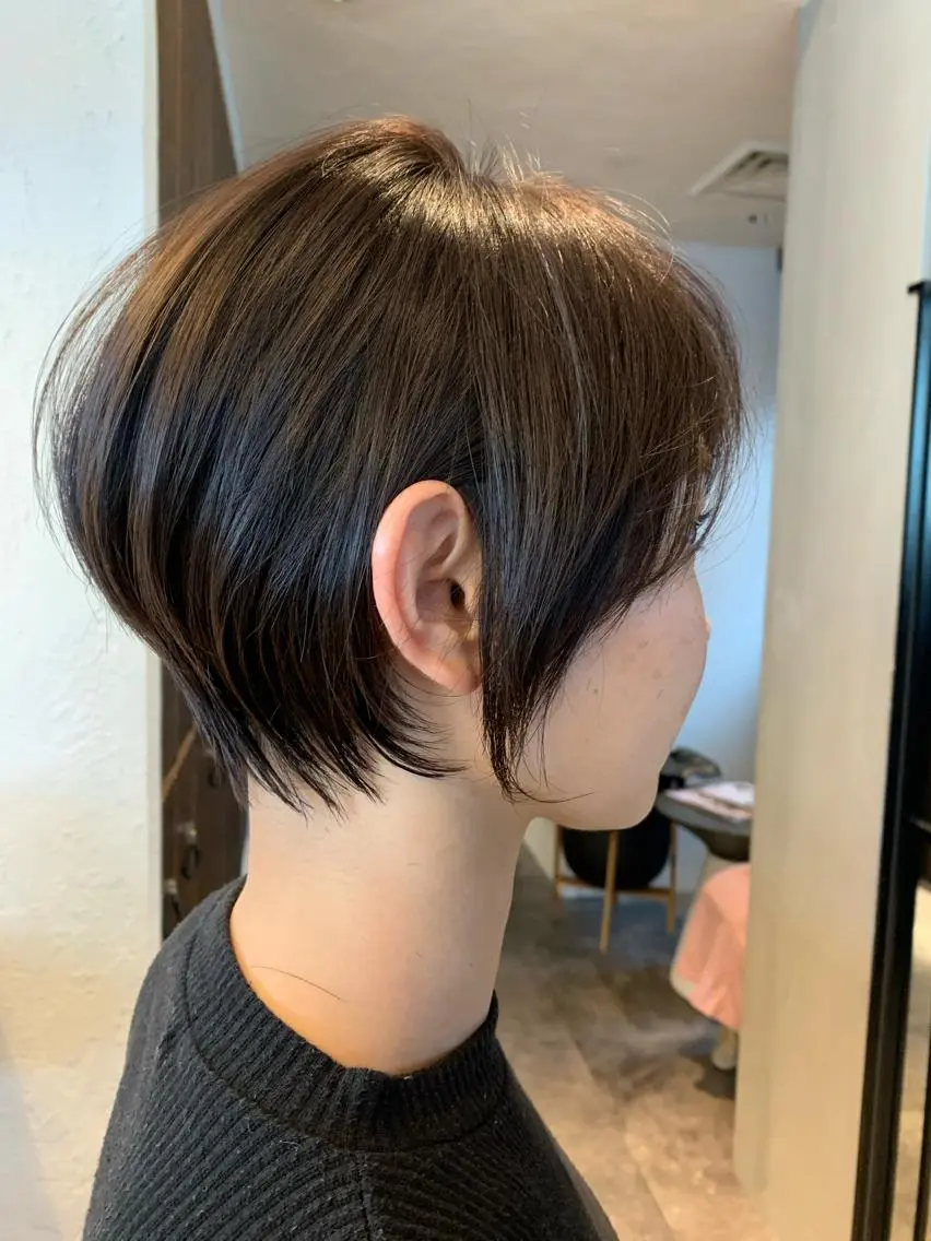 ショート カラー カット ヘアカラー トリートメント 🉐レイヤー/塩見 弘樹🉐渋谷のヘアスタイル