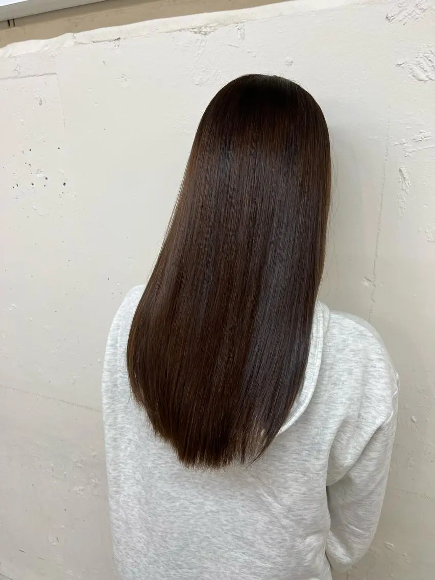 ロング カラー ブラウンカラー メンズ特化美容師 TOMOKIのヘアスタイル