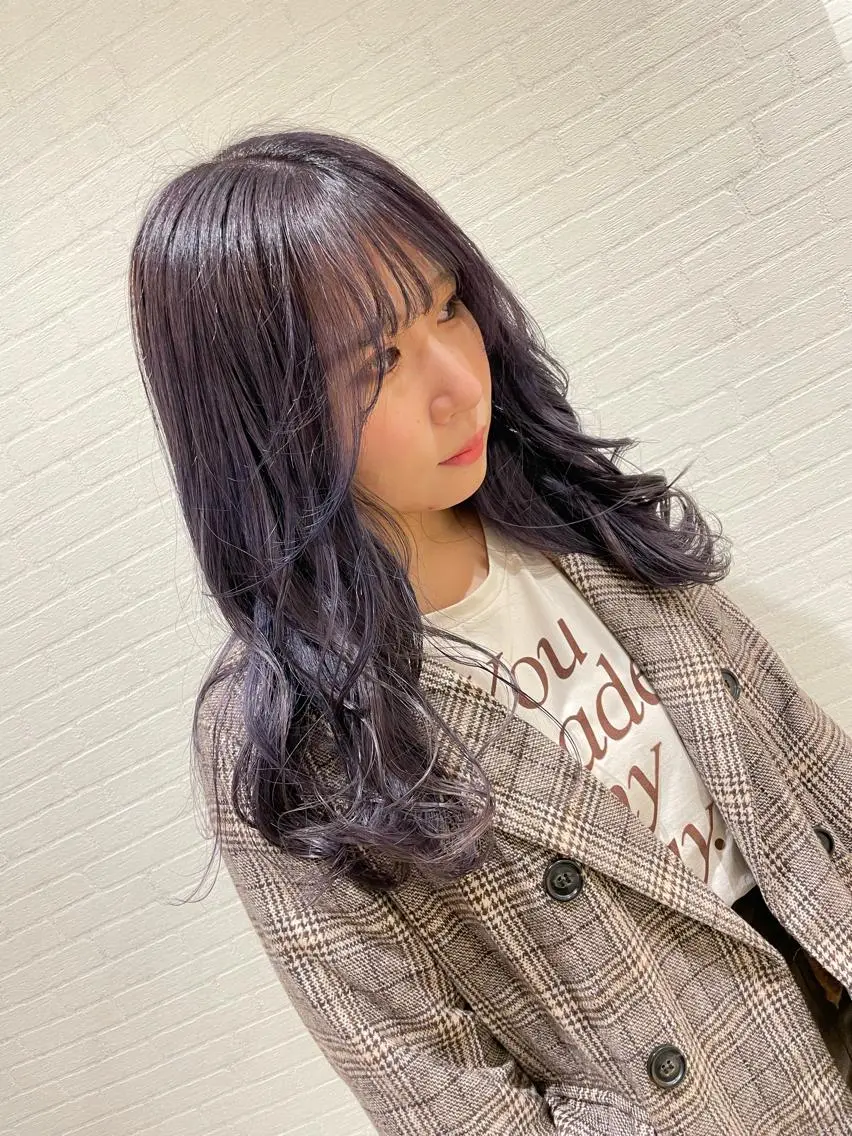 セミロング ヘアカラー LiTA RIKUのヘアスタイル