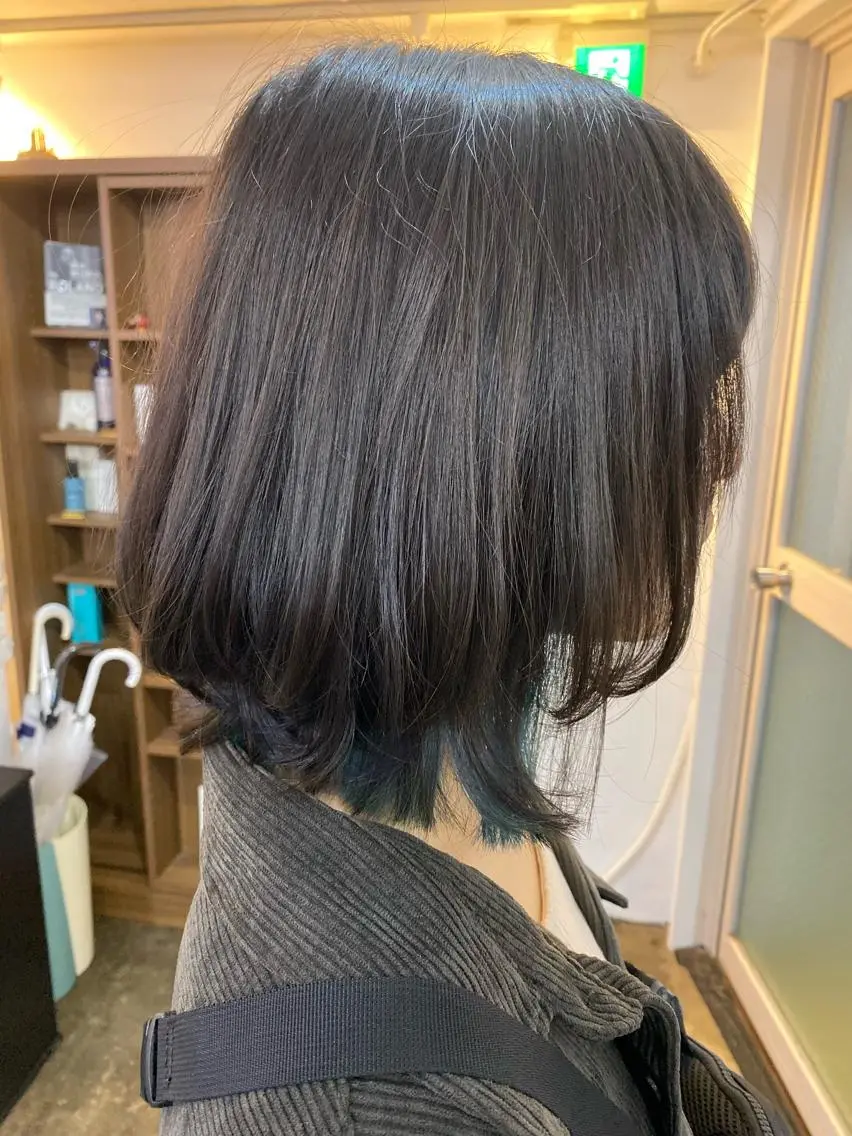 ミディアム カラー 【艶髪×韓国風】 毛流れ職人 RYOのヘアスタイル