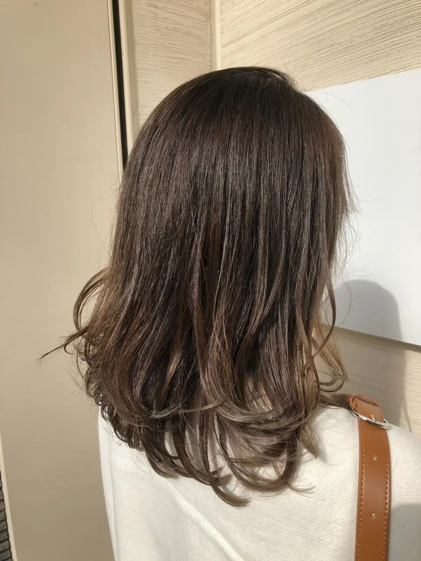 ミディアム カラー ブリーチ グラデーションカラー イルミナカラー スターダスト ヘアカラー トリートメント ✨髪質改善✨ 田西　基彦のヘアスタイル