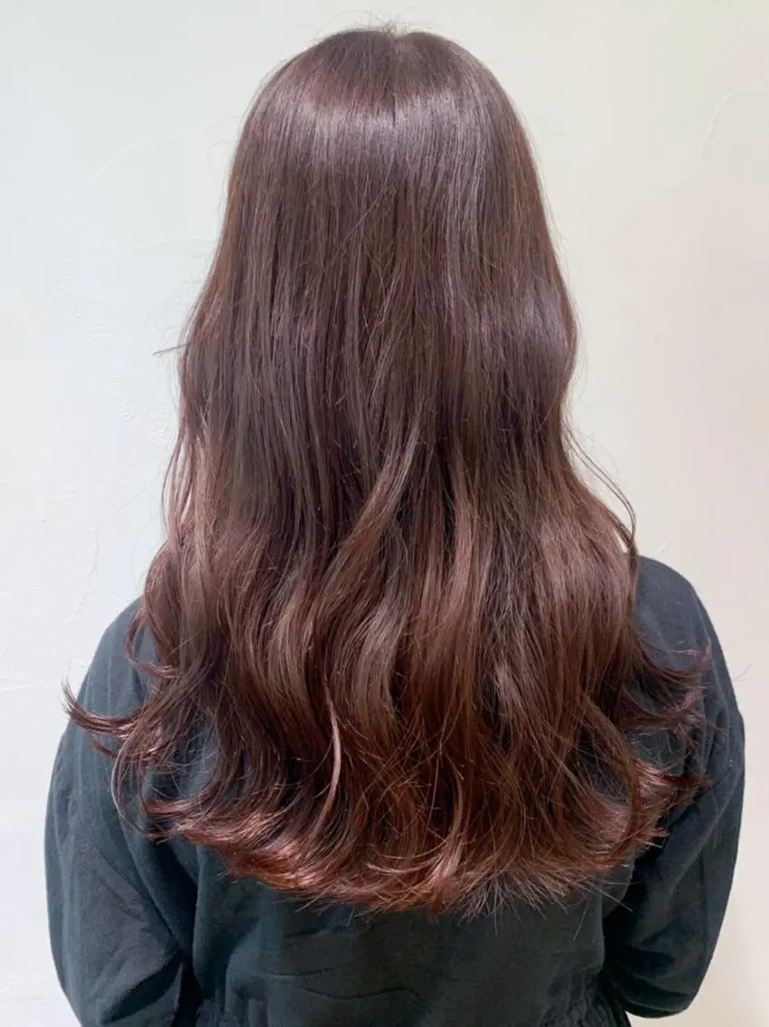セミロング カラー パーマ ヘアアレンジ ラベンダーカラー ITbyALBUM 松戸のヘアスタイル