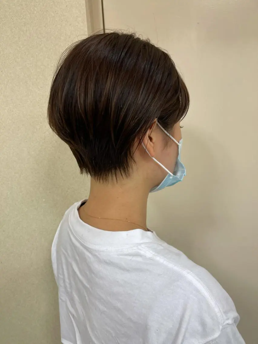 ショート カット トリートメント 髪質改善/縮毛矯正 /レイヤーカット岡部のヘアスタイル