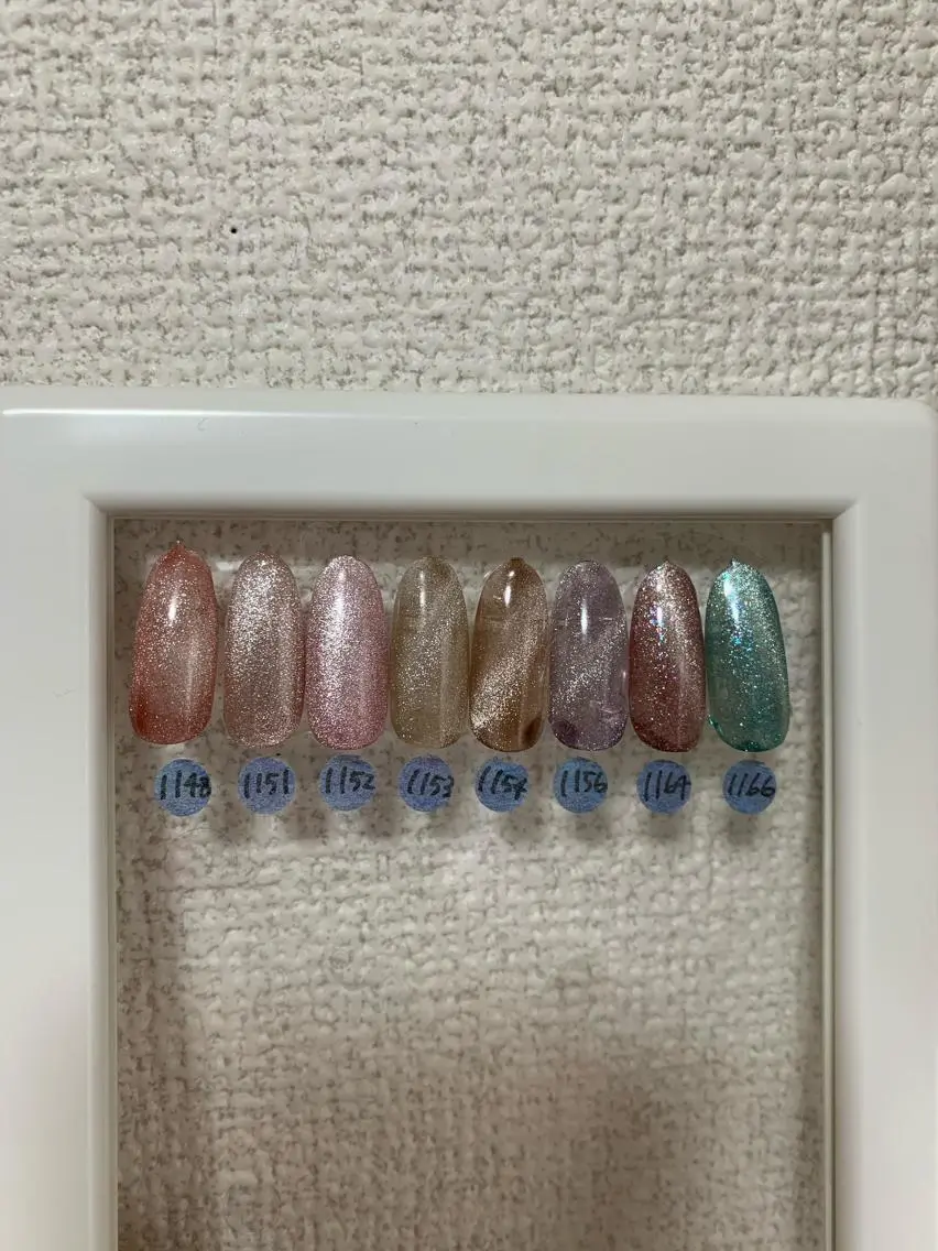ネイル ジェルネイル マグネットネイル ワンカラーネイル nakamoto yuukaのネイルデザイン