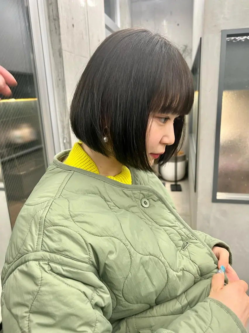 ショート カラー ボブ カット ヘアカラー sakoda shunkiのヘアスタイル