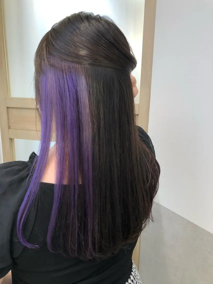 セミロング カラー 天野 涼のヘアスタイル