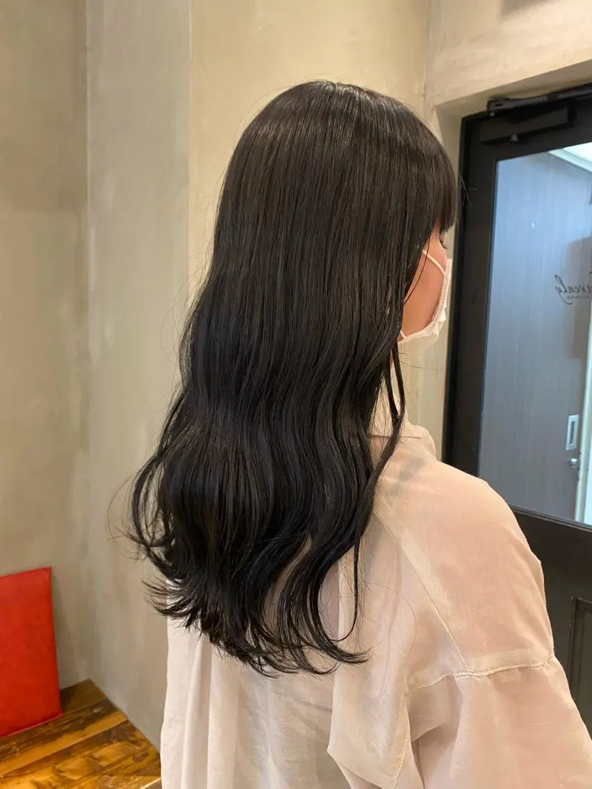 セミロング カット ヘアカラー トリートメント 新宿/顔周りカット +レイヤー＝しずく♩のヘアスタイル