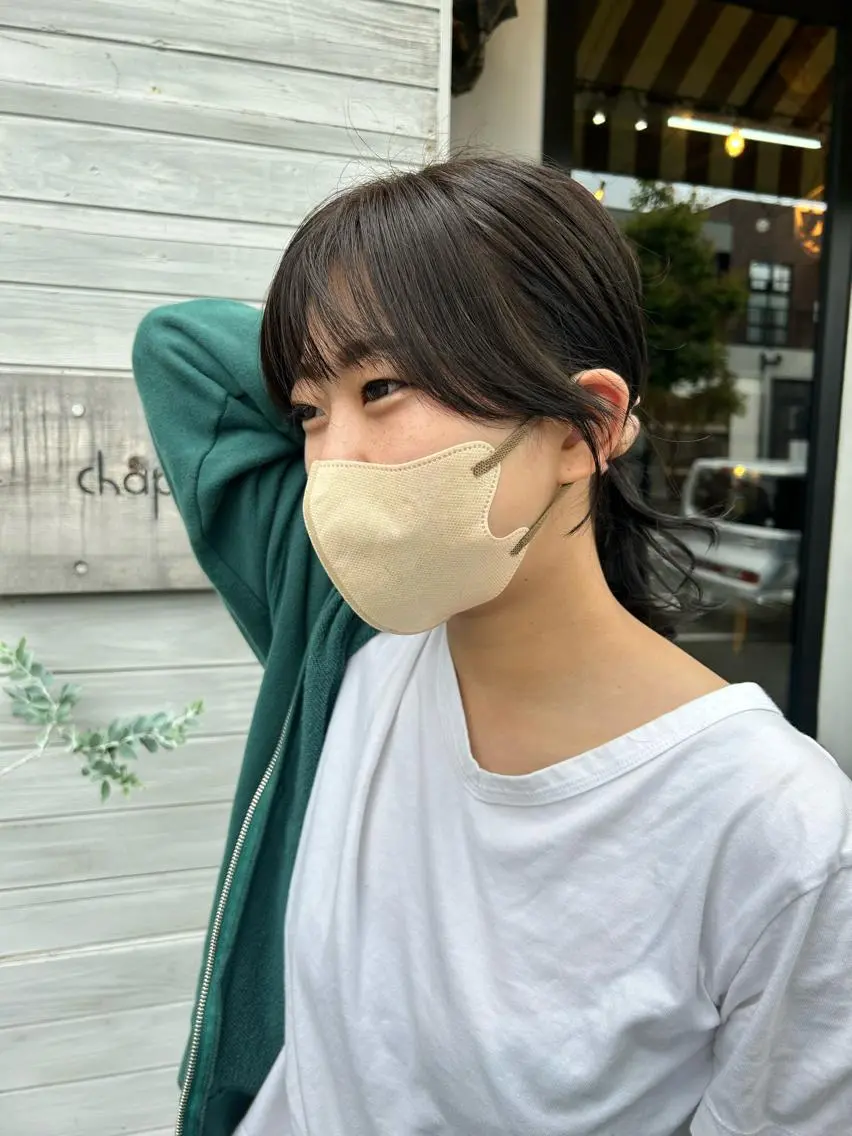 ミディアム 問屋町chapter 日笠快生のヘアスタイル
