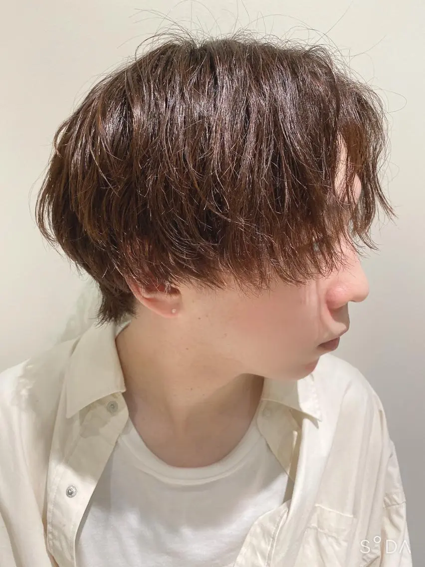 ショート パーマ メンズ メンズパーマ THREE byKEEPのヘアスタイル