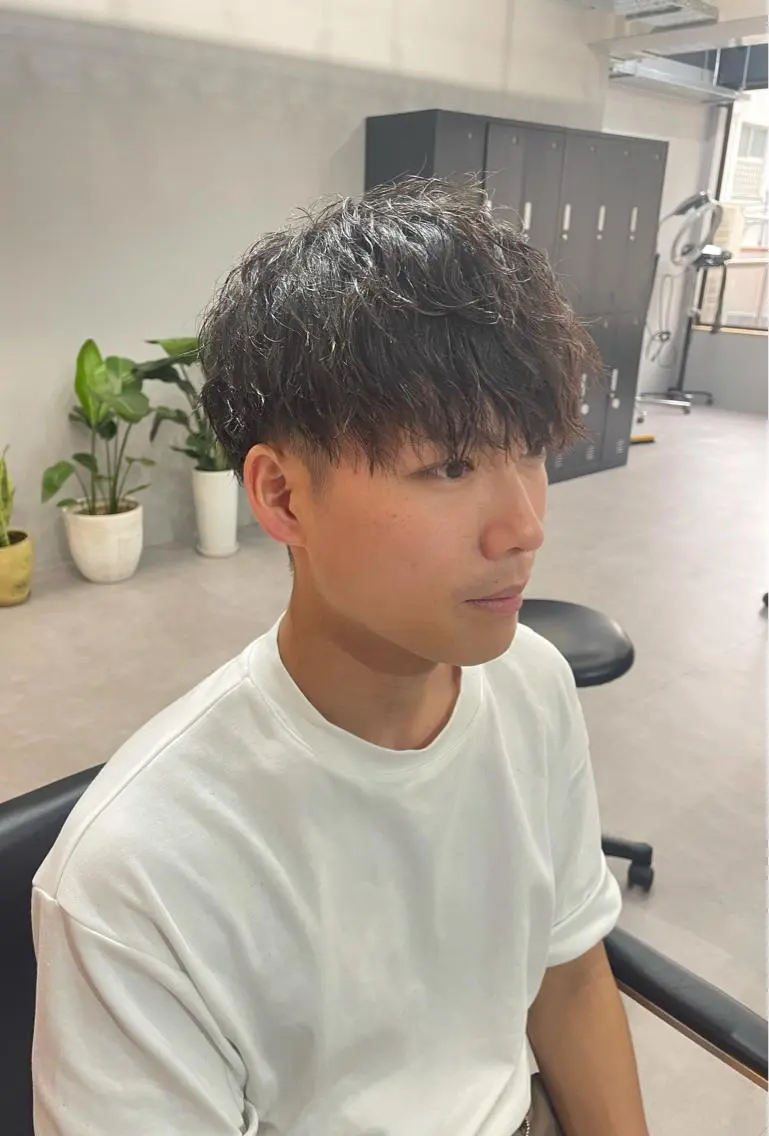 ショート メンズ マッシュ カット レイヤーカット 西村あきやのヘアスタイル