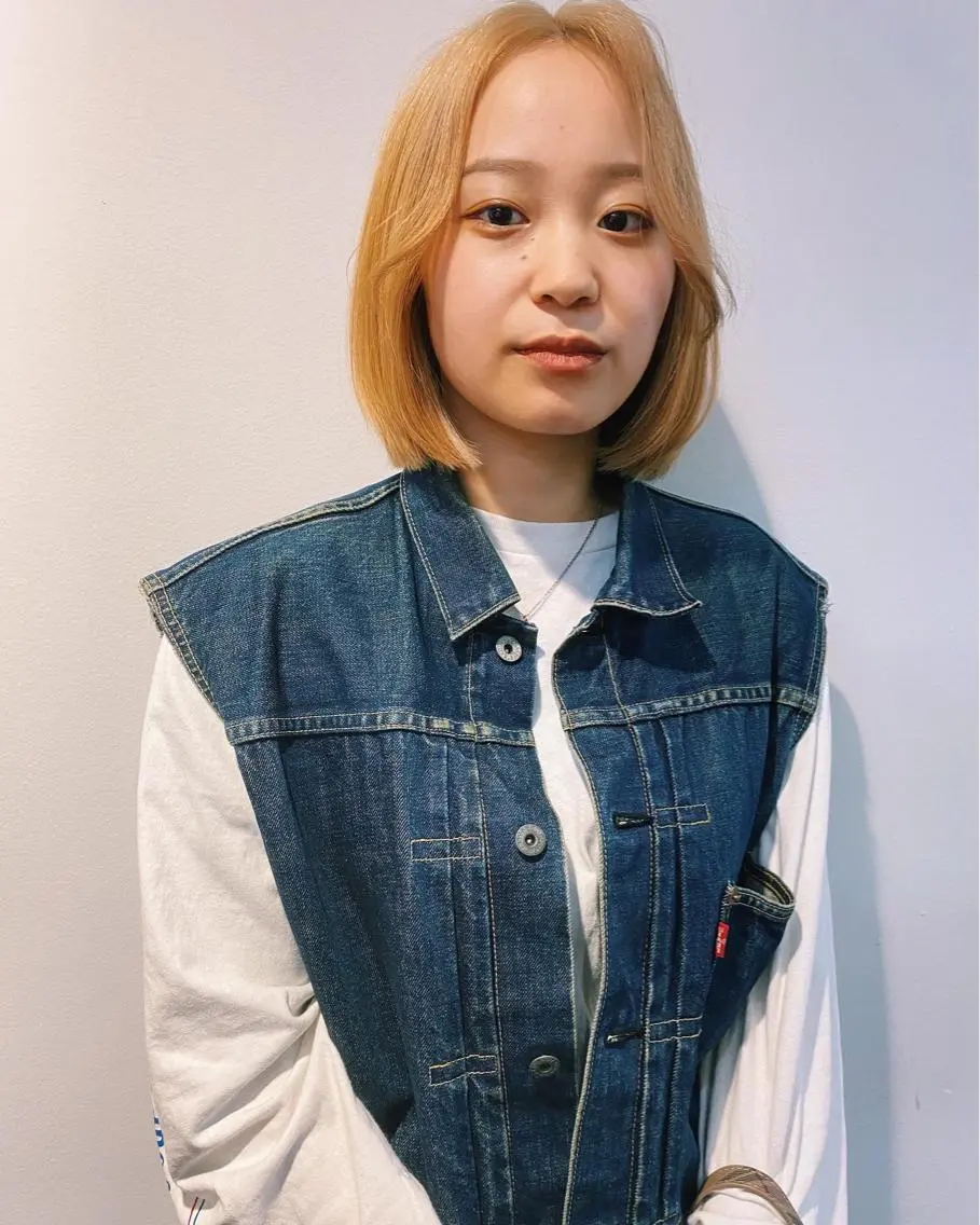 ミディアム カラー ブリーチ ブロンド ダブルカラー ハイトーンカラー イルミナカラー 🧡色落ちまで2度 楽しめる🧡ヨシキのヘアスタイル