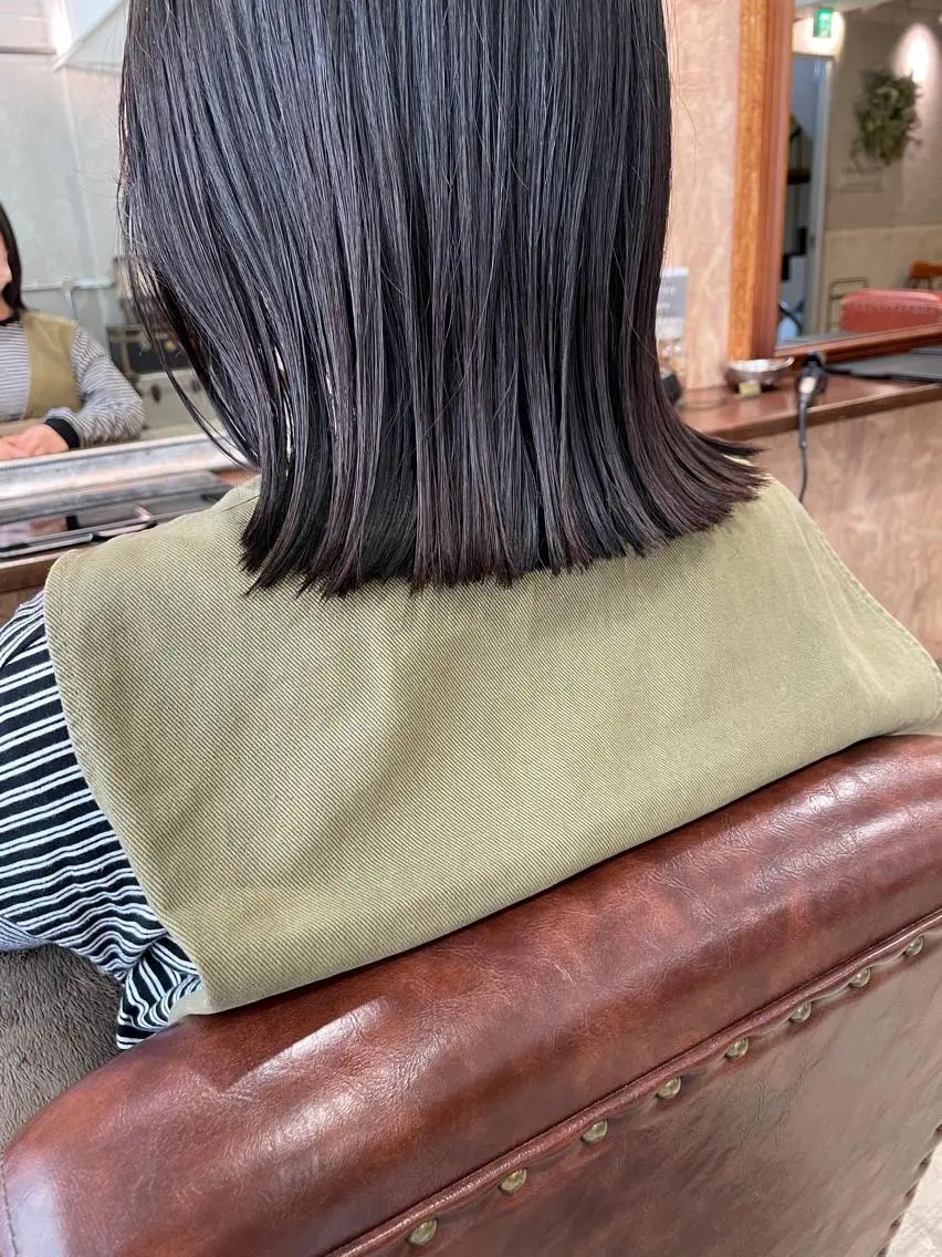 ミディアム カット ayane⭐️ボブ・ ショート・パーマのヘアスタイル